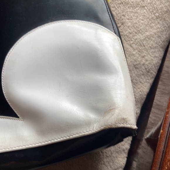 Rare vintage Mickey Mouse bag in black and white 12” x 15” - Picture 10 of 15